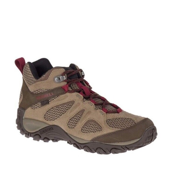 Merrell Shoes - Merrell Women's Yokota 2 Mid Waterproof Hiking Boot size 7 Brindle